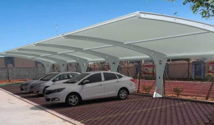 膜结构停车棚的安装技术要求——上海遮阳棚