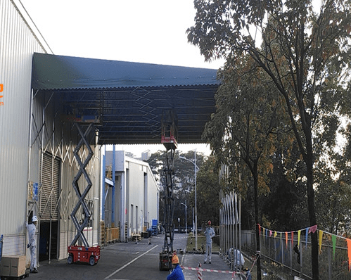 电动推拉蓬的优势？——上海雨棚