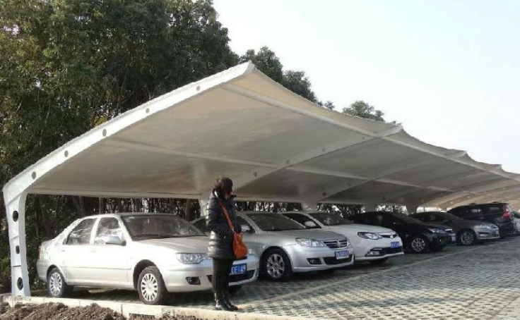 膜结构停车棚损坏后的处理方法